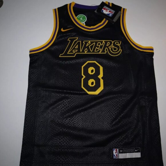 Los Angeles Lakers Kobe Bryant Black Mamba  Jersey - Picture 1 of 2